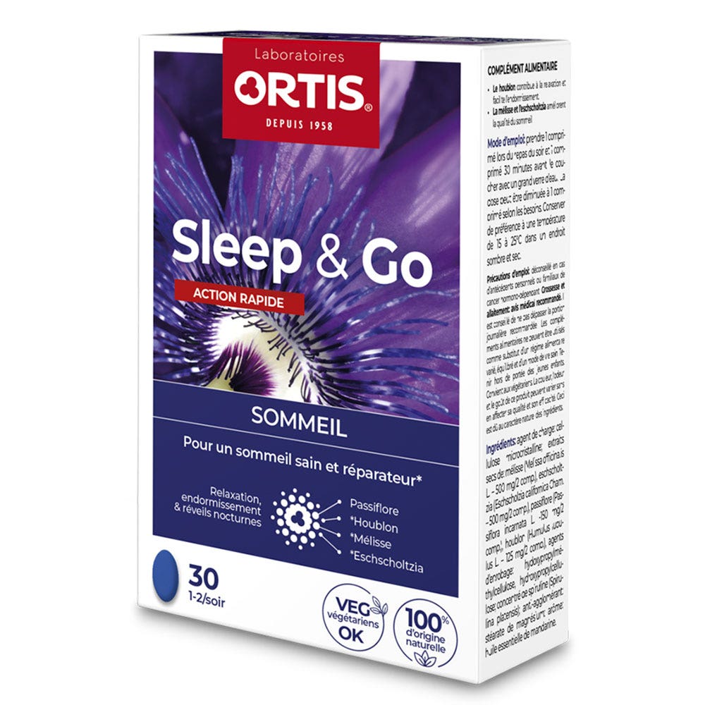 Ortis Sleep&amp;Go 30 compresse