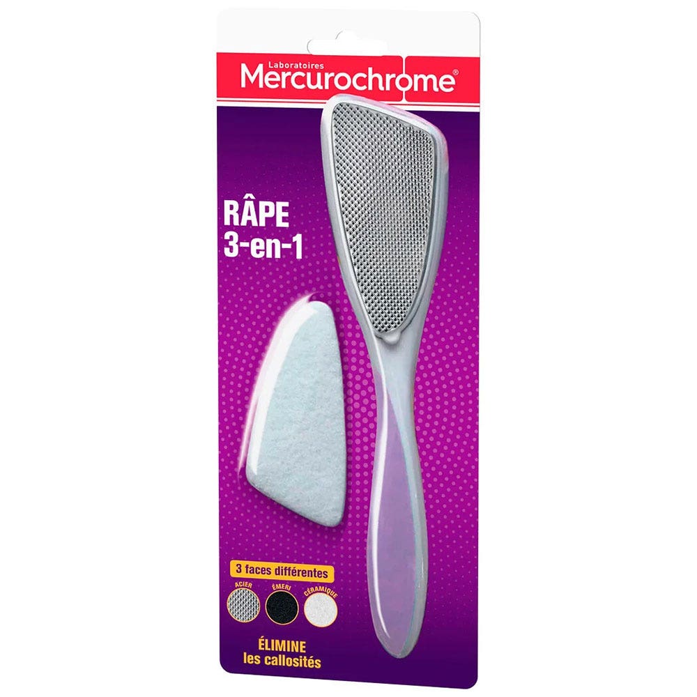 Mercurochrome Raspa 3 in 1 Elimina il calcio