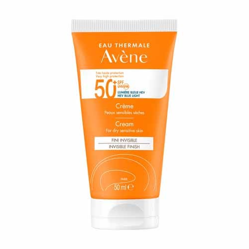 Avène Solari Crema 50+ raggi UV e luce blu pelle sensibile e secca 50ml