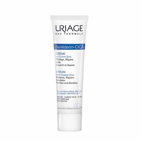 Uriage Bariéderm-Cica Crema Riparatrice Al Cu-zn Bariederm Pelle Irritata Peaux Fragilisees 100ml