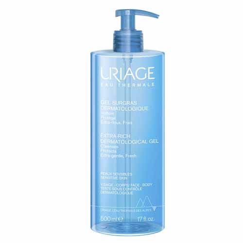 Uriage Igiene Doccia schiuma surgrassa dermatologica per pelli sensibili 500 ml