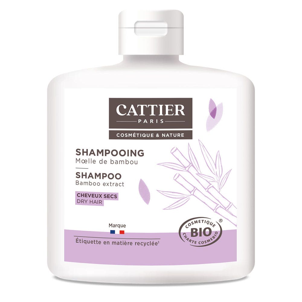 Cattier Shampoo Capelli secchi al midollo di bambù Bio 250ml