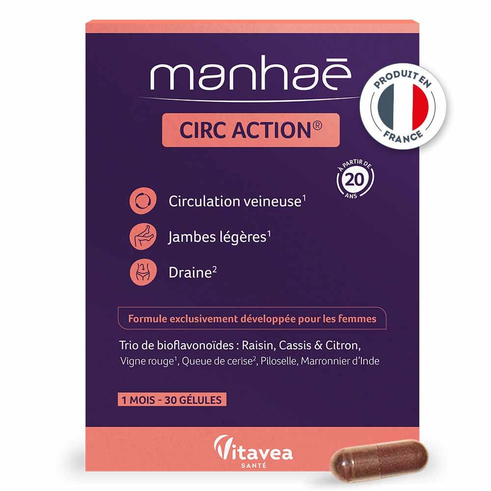 Manhaé Circ Action Circolazione venosa 30 capsule
