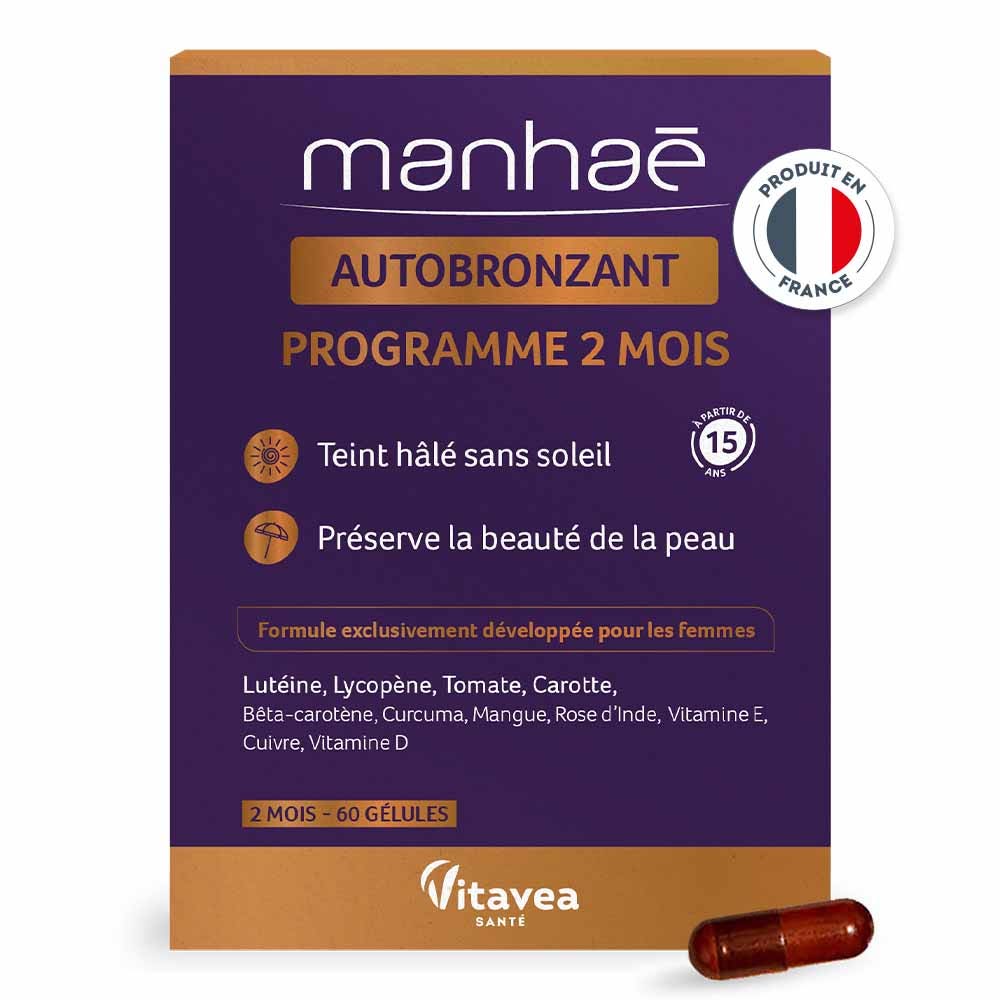 Manhaé Autoabbronzante 60 capsule