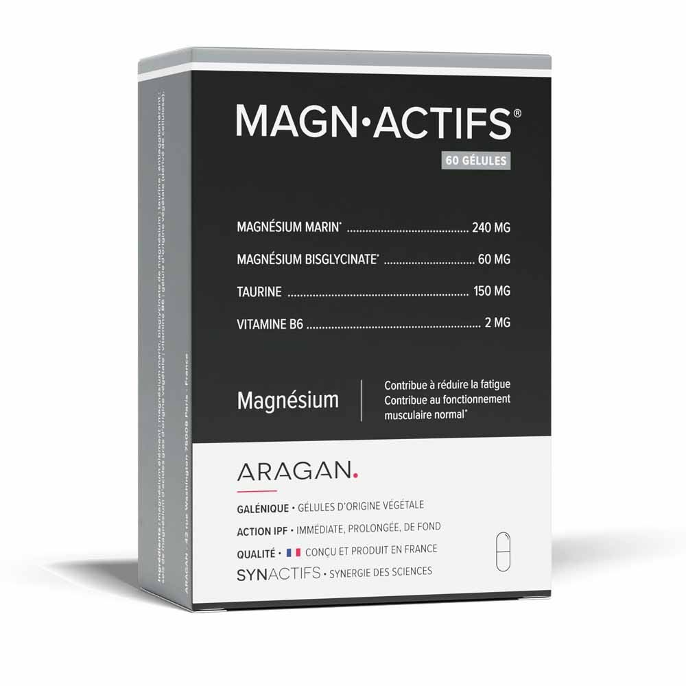 Aragan Synactifs MagnActifs Magnesio 60 Geluli