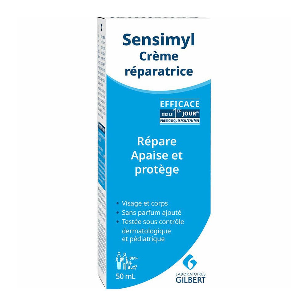 Sensimyl Crema Riparatore Viso e Corpo Pelle Sensibile Irritata 50ml