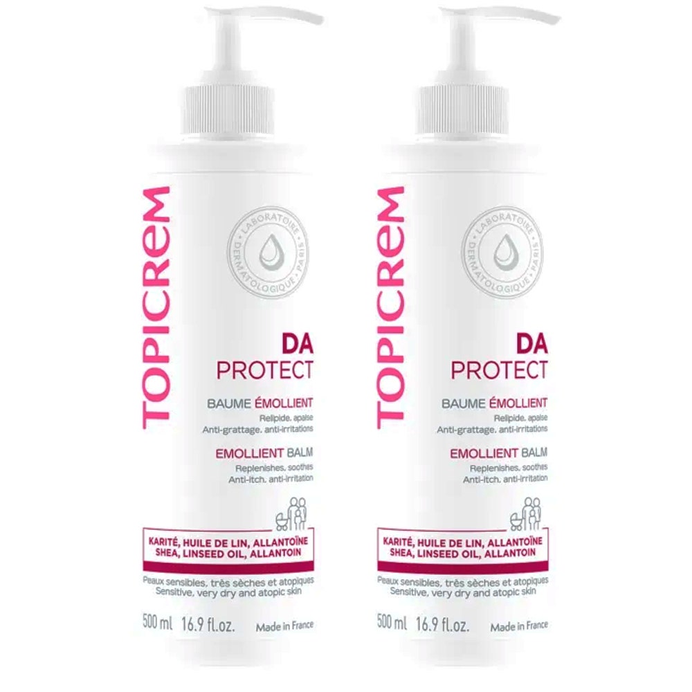 Topicrem Da Pelle Atopica Balsamo Emolliente Pelli sensibili, molto secche e atopiche Peaux Sensibles Tres Seches Et Atopiques 2x500ml