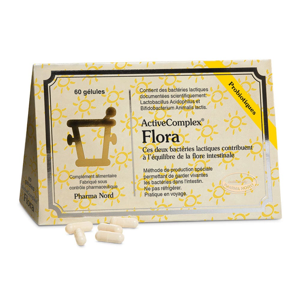 Pharma Nord ActiveComplex Flora Riequilibrare la flora intestinale 60 capsule