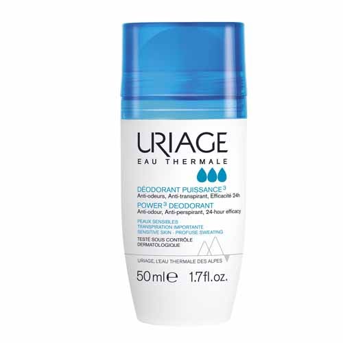 Uriage Igiene Deodorante Power3 Roll-on Pelle Sensibile - 50ml