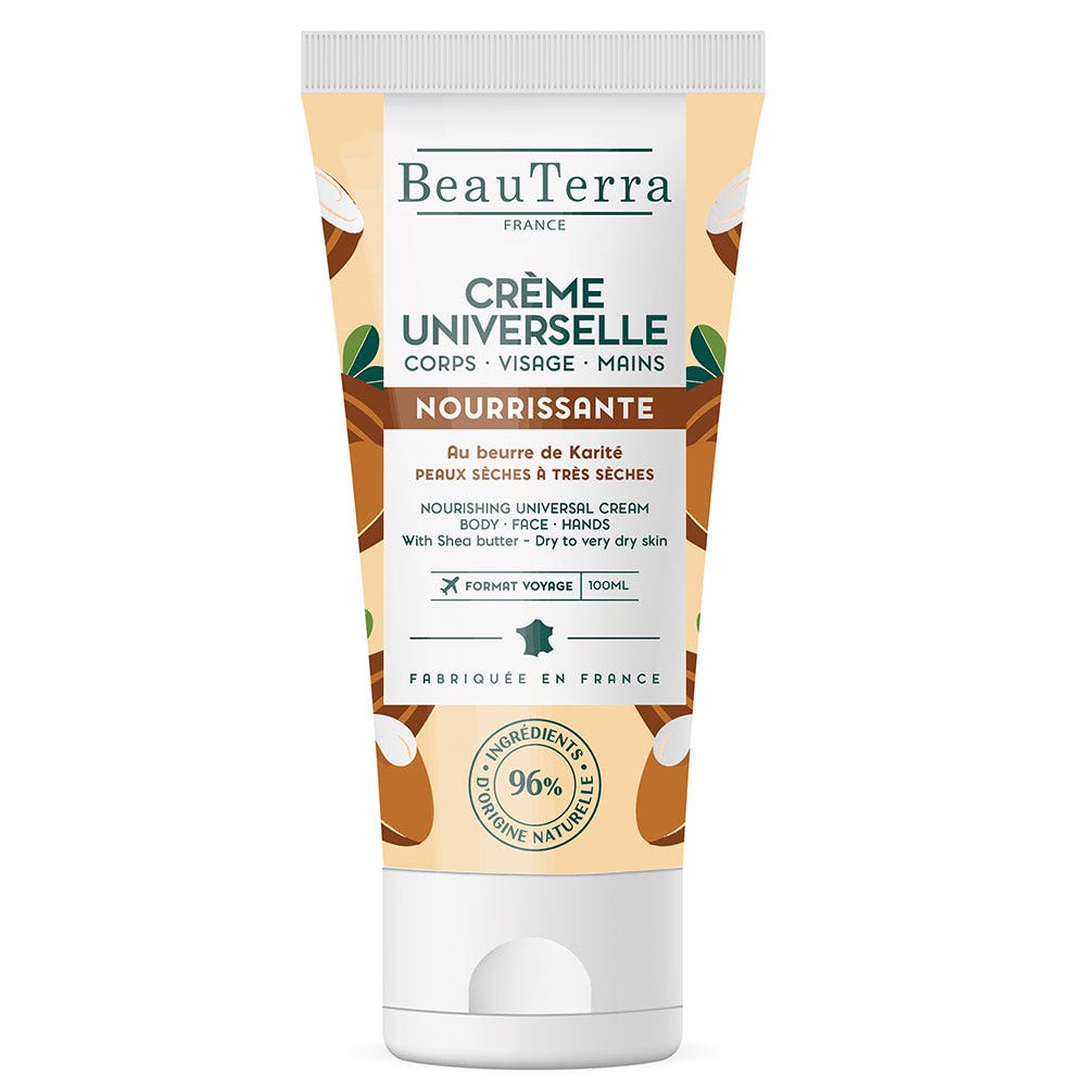 Beauterra Crema Universale Nutriente Burro di Karité 100ml