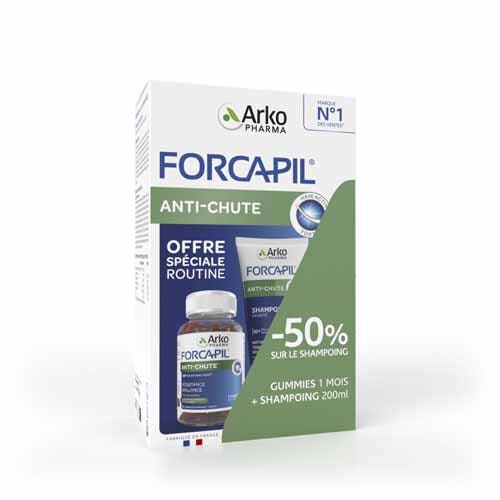 Arkopharma Forcapil Anticaduta 60 gommine + Shampoo 200ml