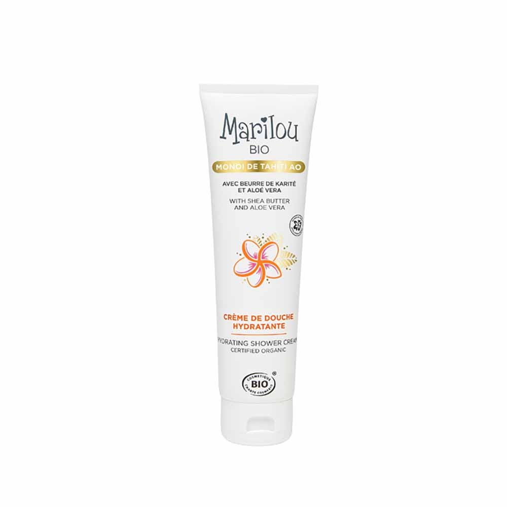 Marilou Bio Monoï di Tahiti AO Crema idratante per la doccia per tutti i tipi di pelle 150 ml
