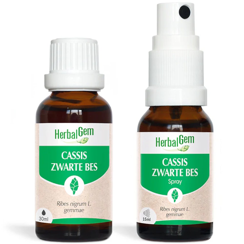 Herbalgem Bourgeons Cassis Solution Buvable 30ml + Spray 15ml Bio