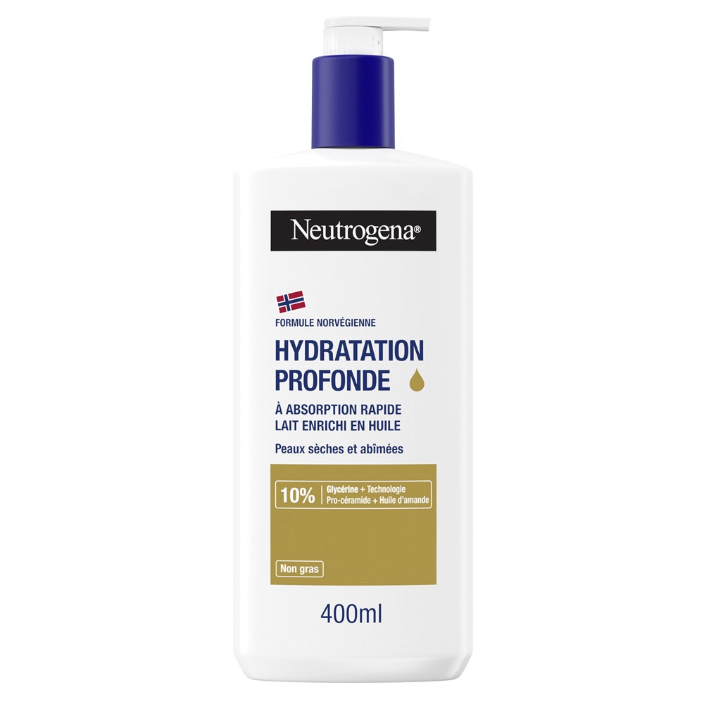 Neutrogena Idratazione profonda Latte arricchito di olio per pelle molto secca 400 ml