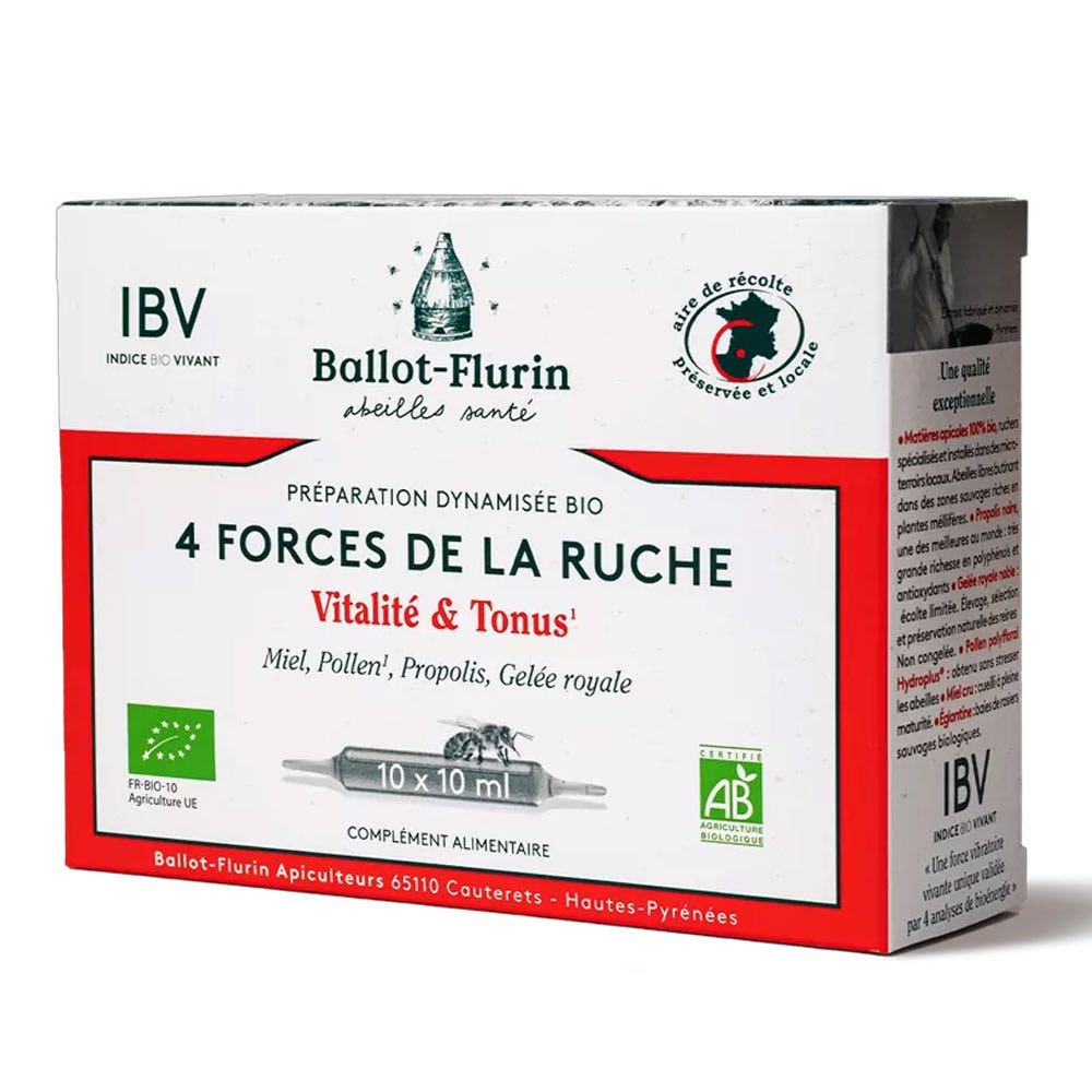 Ballot-Flurin 4 Forces de la Alveare Vitalità e Tonicità 100ml