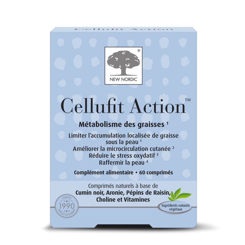 New Nordic Skin Care Cellufit Action 60 Compresse