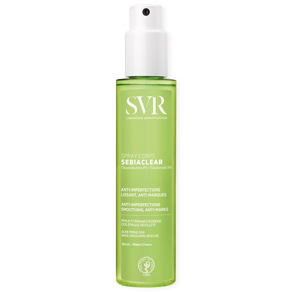 Svr Sebiaclear Spray corpo anti-imperfezioni, levigante, anti-segni 150 ml