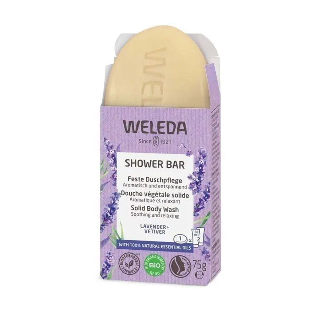 Weleda Doccia a pianta piena Lavanda + Vetiver 75g