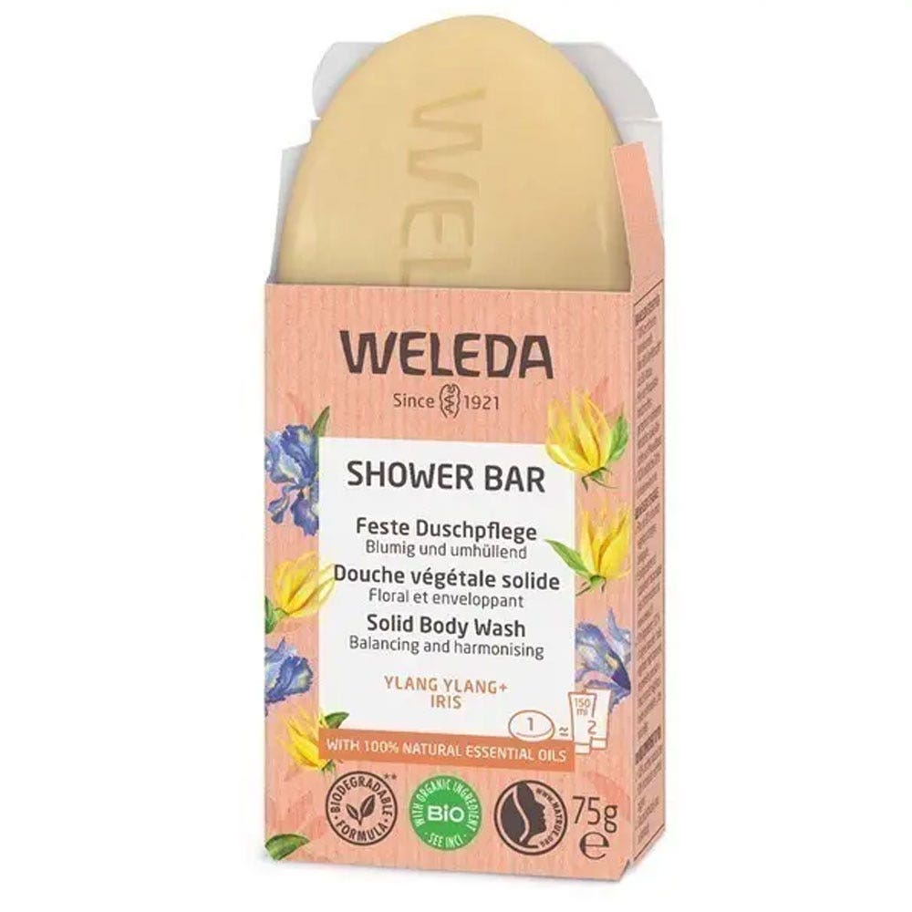 Weleda Doccia a pianta piena Cera di Ylang-Ylang + Iris 75g