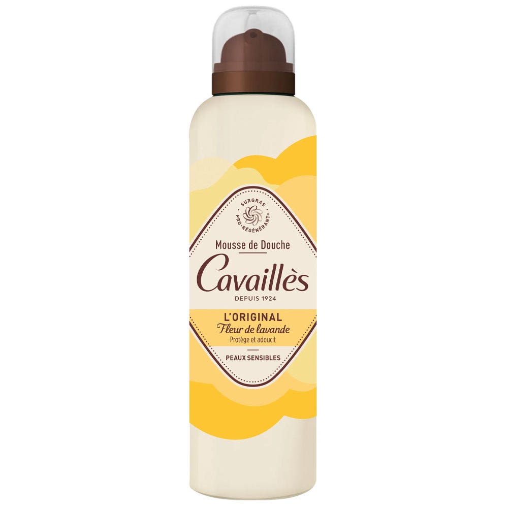 Cavaillès Surgras Pro-rigenerante Mousse doccia ai fiori di Lavanda 200 ml