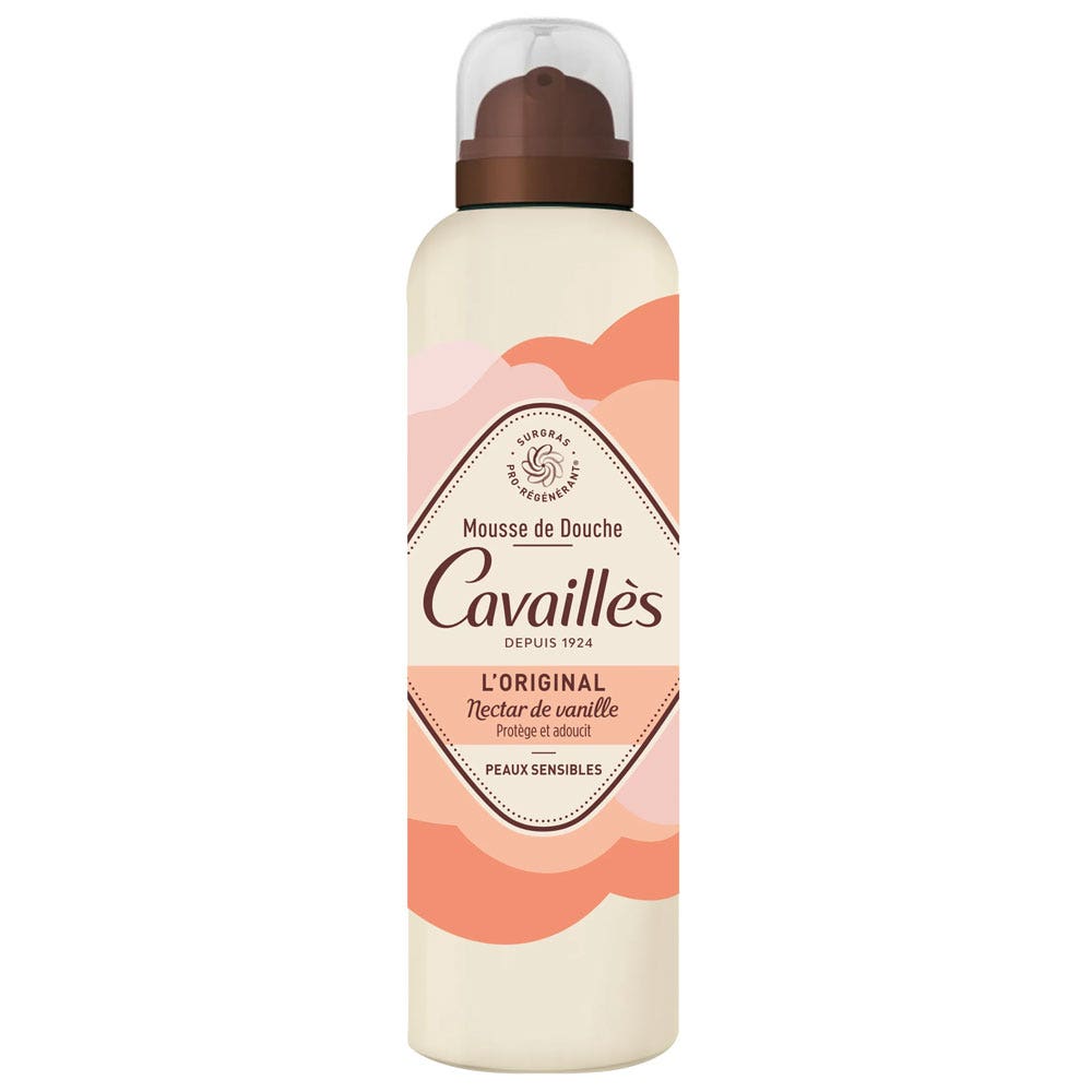 Cavaillès Surgras Pro-rigenerante Nettare di Vaniglia Doccia Mousse 200 ml