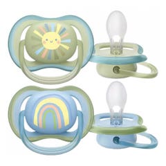Philips Avent Ultra Air Night SCF376/13 6-18 m ciuccio Philips Avent Ultra Air Night SCF376/13 6-18 m ciuccio