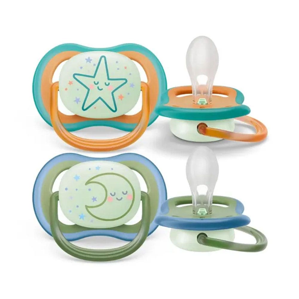 Avent Ultra Air Succhietti ortodontici 6-18 mesi Pelle Sensibile x2
