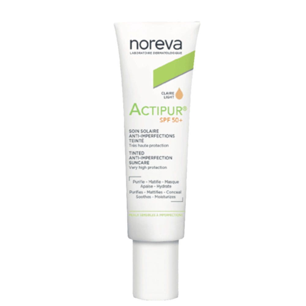 Noreva Actipur Trattamento solare anti-imperfezioni SPF50+ Tonalità chiara 30ml