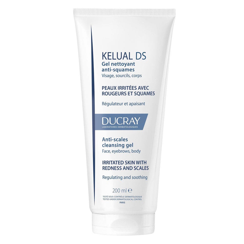 Ducray Kelual Ds Gel schiumogeno per pelli arrossate e desquamate 200 ml