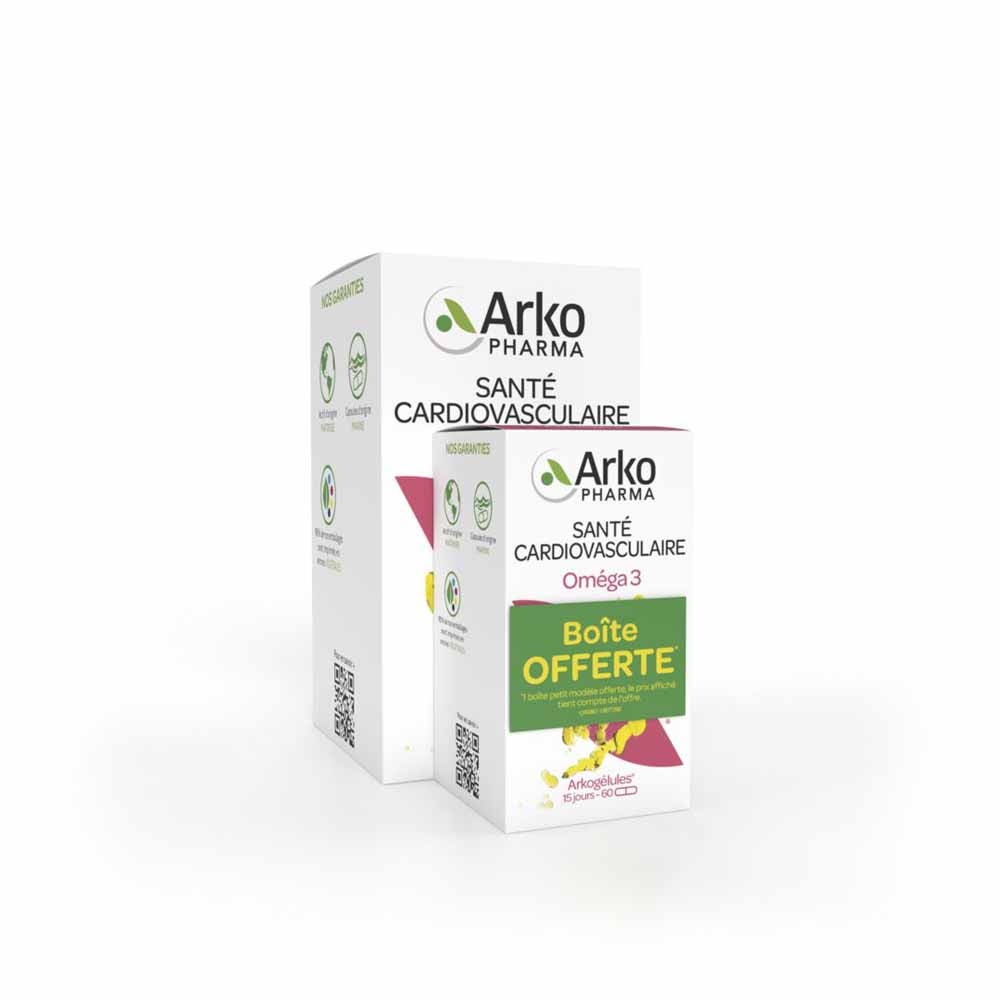 Arkopharma Arkocapsule Omega 3 Salute Cardiovascolare 180+60 Capsule