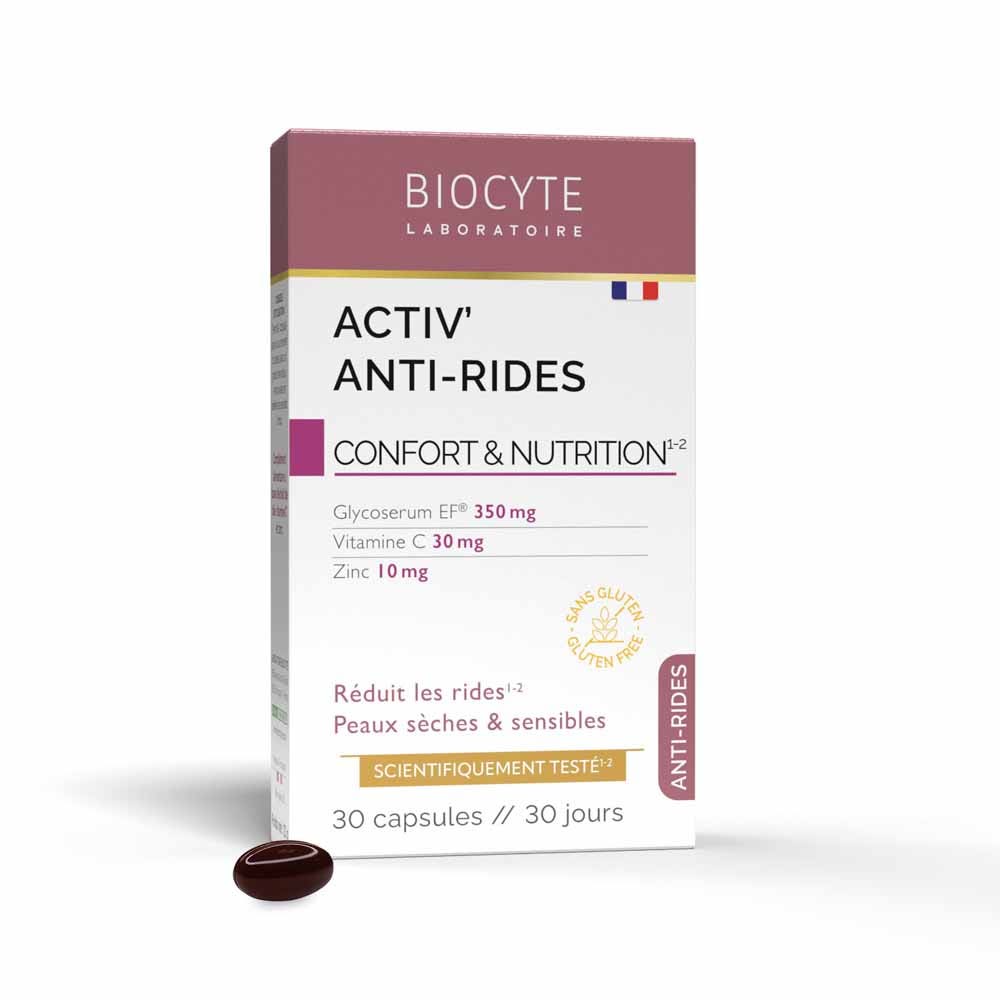 Biocyte Anti-rughe Activ'Anti-rides Pelle secca e sensibile 30 Capsule