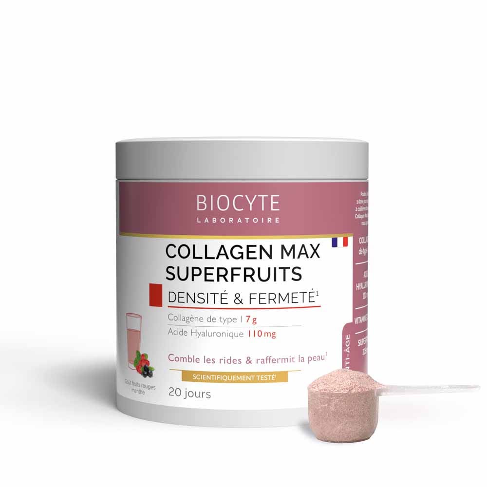 Biocyte Anti-età Collagene Max Superfruits Gusto frutti rossi e menta 260g