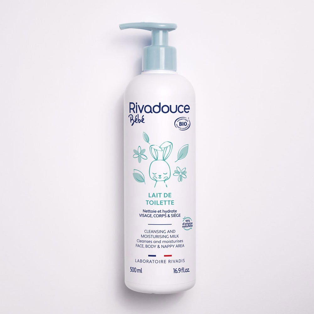 Rivadouce Bebè Latte detergente bio Viso, corpo e sedile 500ml