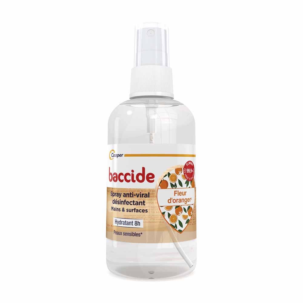 Baccide Spray disinfettante antivirale Mano e superfici Fiori d'Arancio 100ml