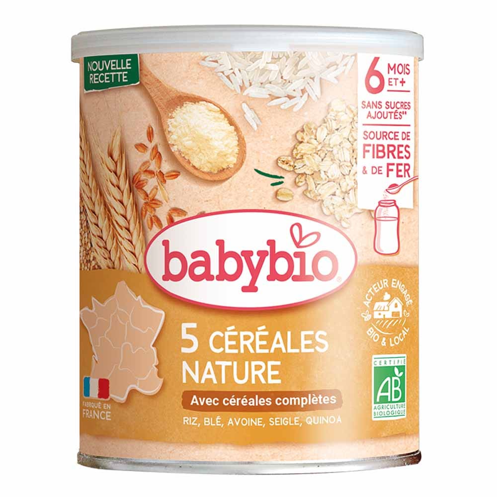 Babybio Cereali Nature Bio 6 mesi o più 220g