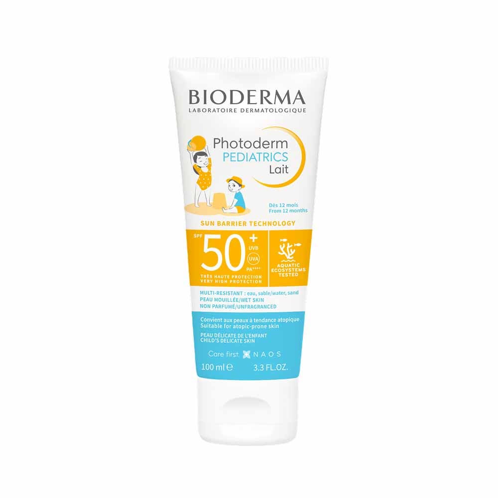 Bioderma Photoderm Latte solare SPF50+ Bambini Pediatrics Dai 12 mesi Pelle a tendenza atopica 100ml