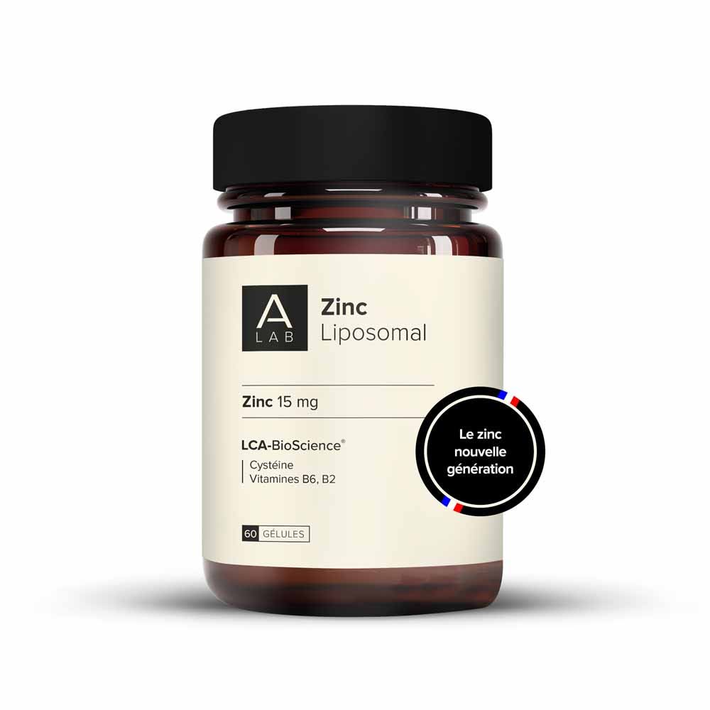 A-LAB Zinc liposomiale 15 mg Immunea Pelle Capelli Visione Acne 60 capsule