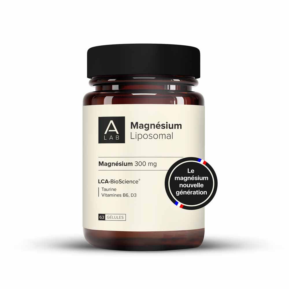 A-LAB Magnesio liposomiale 300 mg Stress Stanchezza Disturbi del Sonno 63 capsule