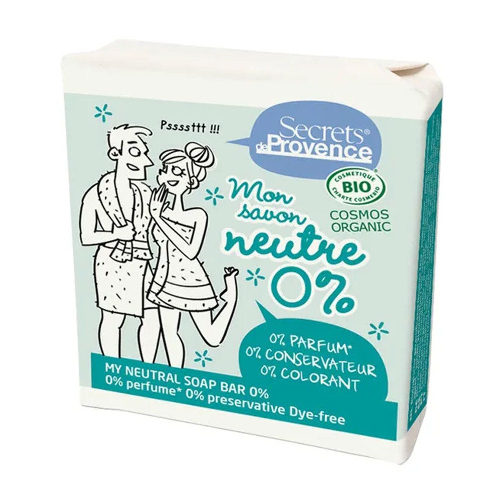 Secrets de Provence Sapone neutro 0% profumo-conservanti-coloranti 100 g