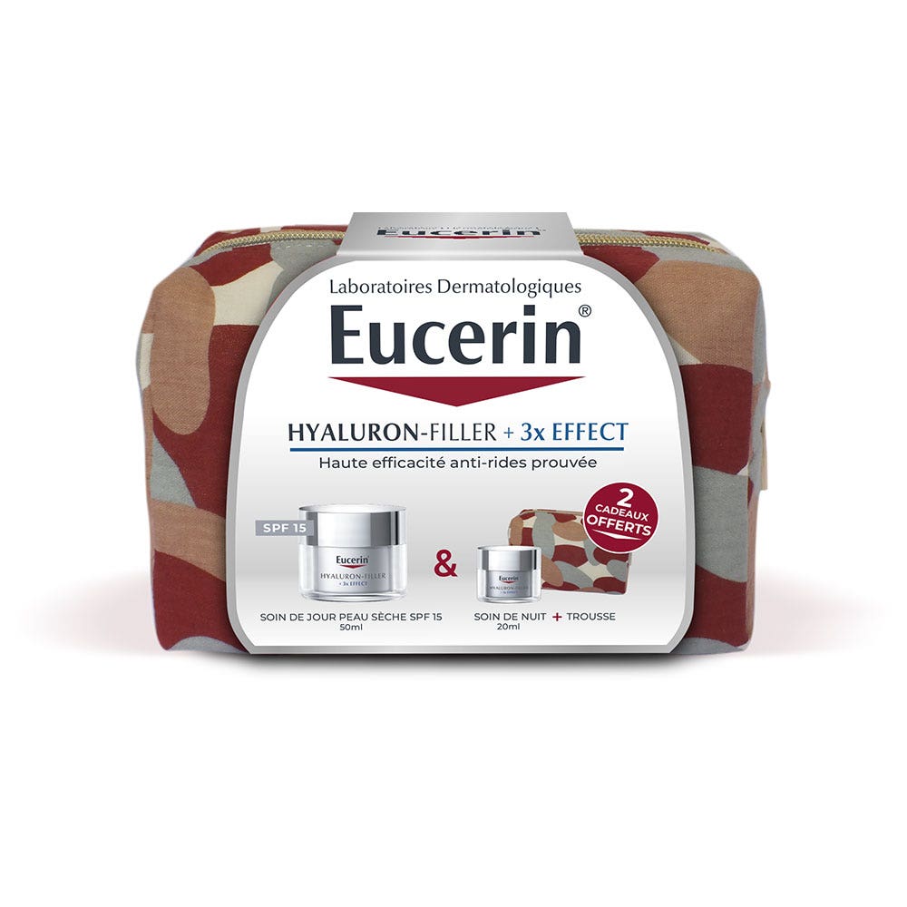 Eucerin Hyaluron-Filler + 3x Effect Trousse per la routine anti-età Pelle secca