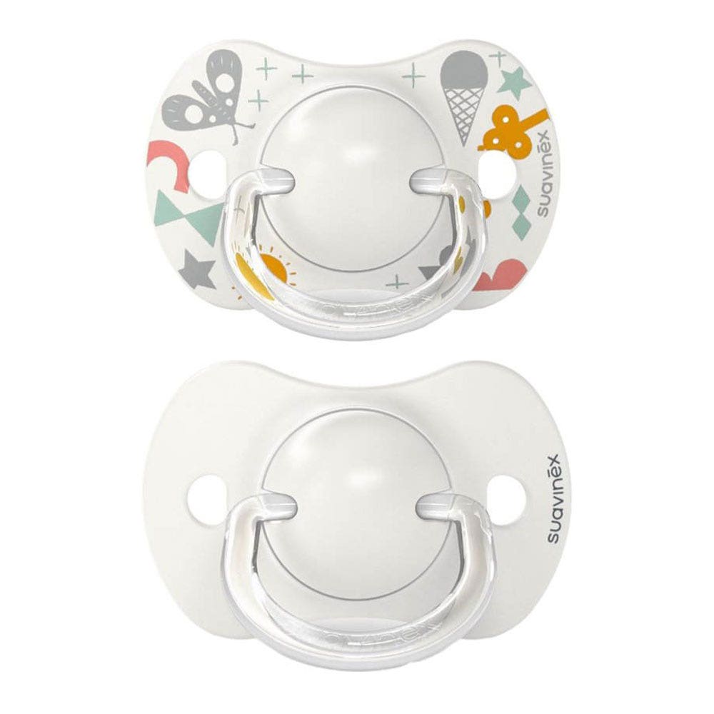 Suavinex SxPro Succhietto simmetrico da 0 a 6 mesi x2