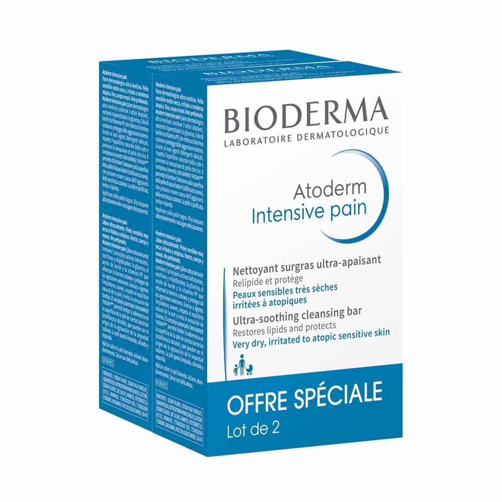 Bioderma Atoderm Barretta detergente intensiva Pelli secche 2x150g