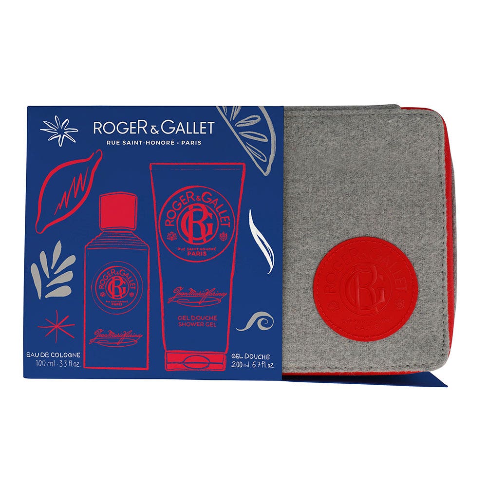 Roger & Gallet Jean-Marie Farina Coffret Vanity Eau de Cologne 100ml + Gel Douche 200ml