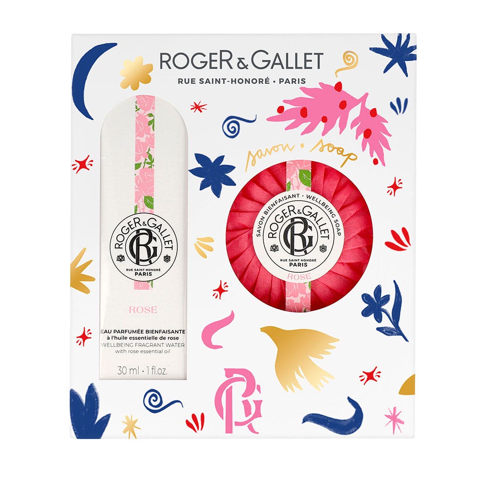 Roger & Gallet Rose Coffret Eau Parfumée Bienfaisante 30ml + Savon 100g