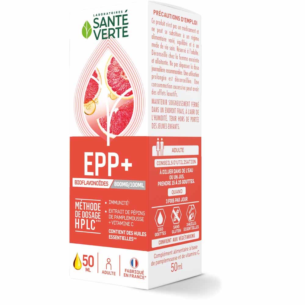 Sante Verte Estratto di semi di pompelmo Epp 800+ 50 ml