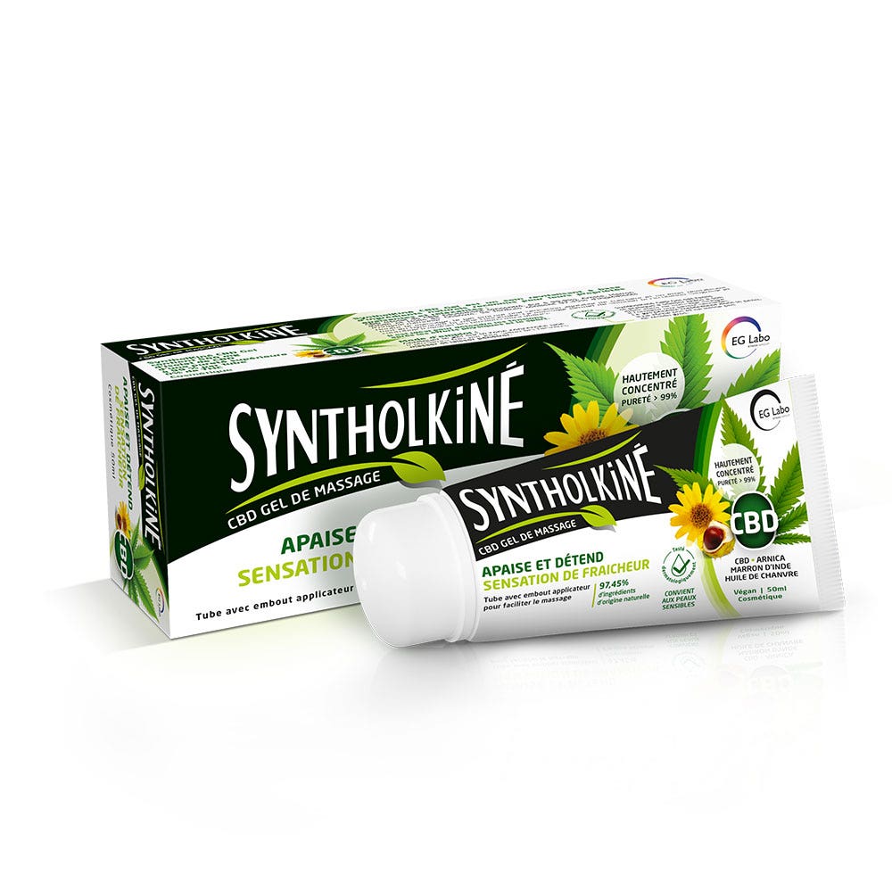 EG Labo SyntholKiné Gel per massaggi a base di CBD 50ml
