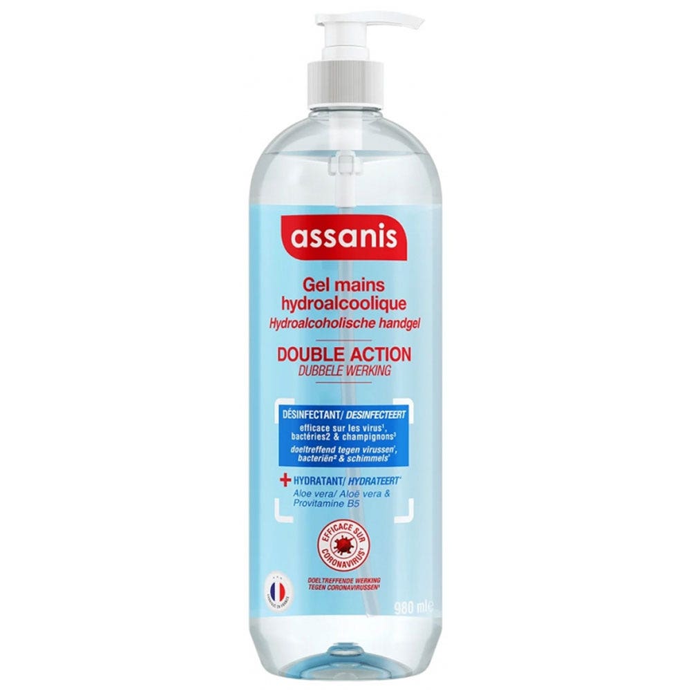Assanis Gel Anitbatterico Formato Famiglia 980ml