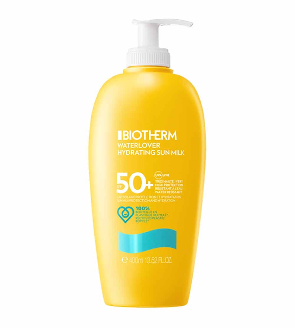 Biotherm WaterLover Latte Solare Spf50 + Flacone con erogatore 400ml
