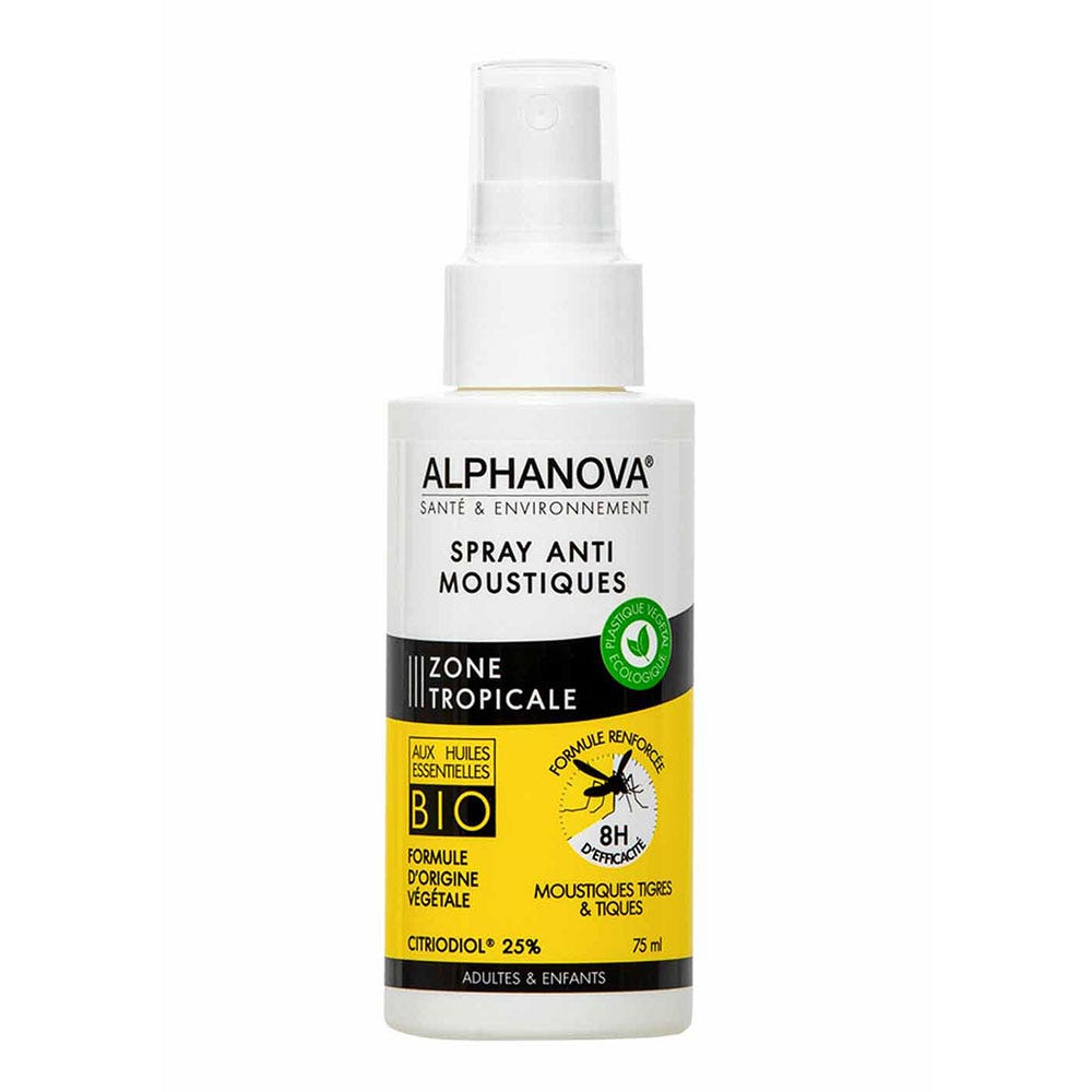 Alphanova Santé Spray antizanzare Zona tropicale 75ml