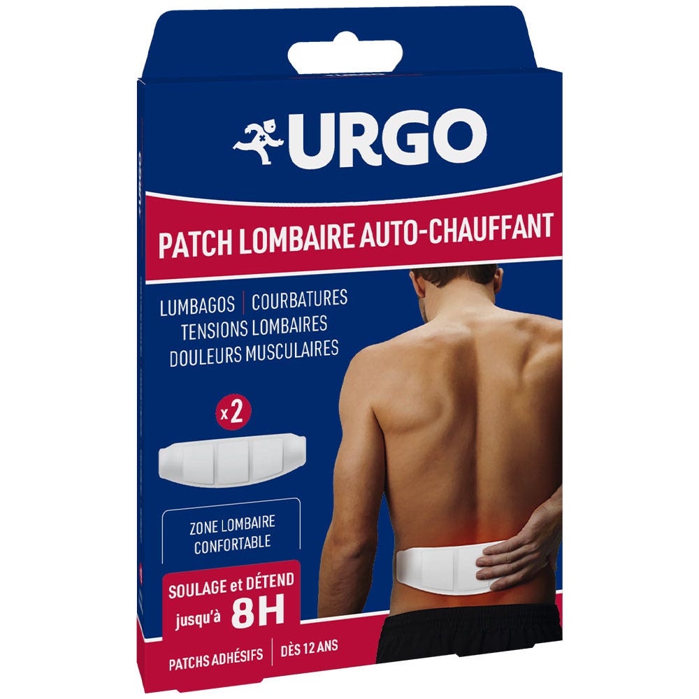 Urgo Toppa lombare autoriscaldante 8h x2